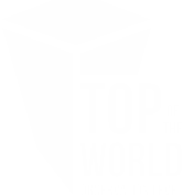 Top of the World white logo